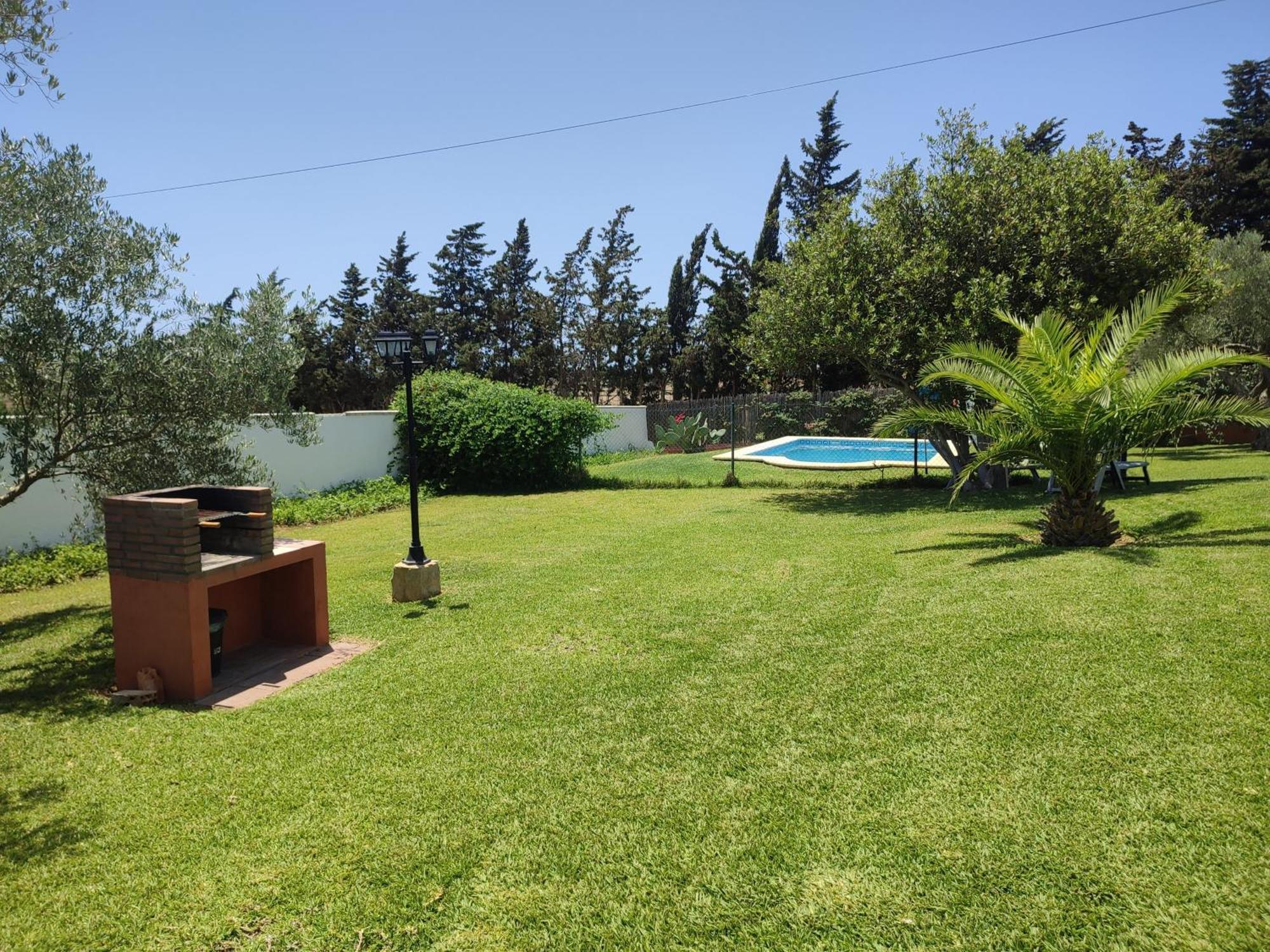 Casa Rural El Laurel Con Piscina Privada โกนิล เด ลาฟรอนเตรา ภายนอก รูปภาพ